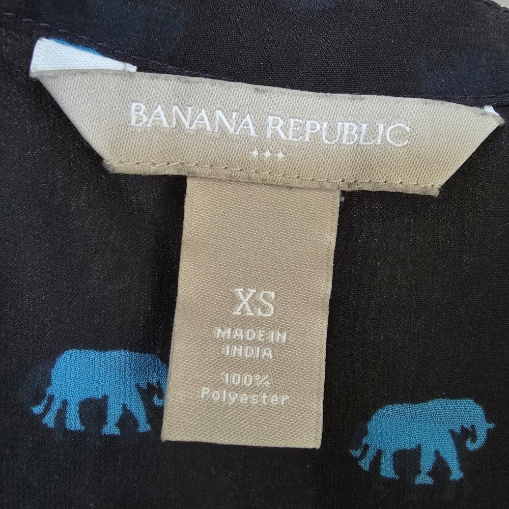 Banana Republic Blue Sleeveless Blouse - Picture 7 of 8